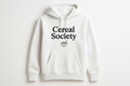 add a small cereal bowl and spoon centered under the word society