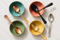 cool cereal spoons to go with color ceramic bowls